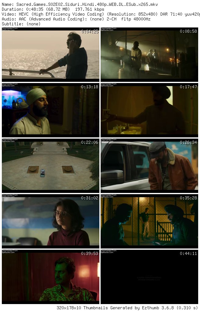 COMPLETE: Sacred Games Season 2 Episode 1 - 8 (Bollywood Series)