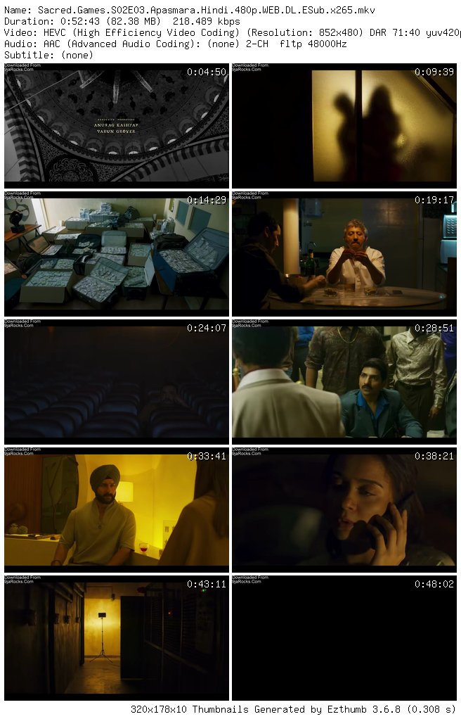 COMPLETE: Sacred Games Season 2 Episode 1 - 8 (Bollywood Series)