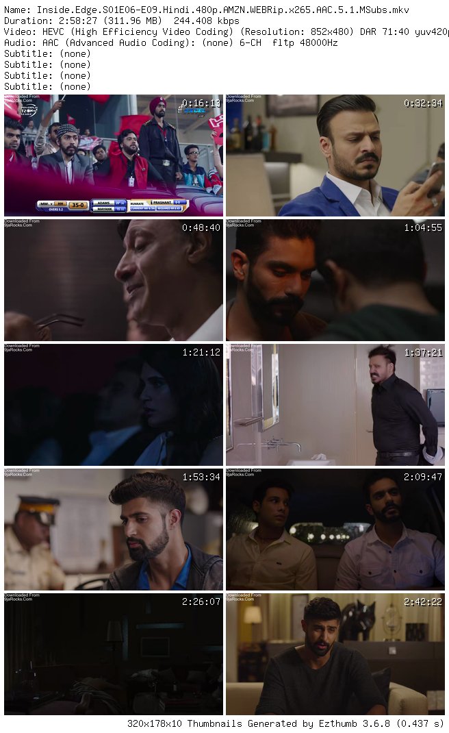 Inside Edge Season 1 Episode 1 - 10 [Bollywood Series] (Complete) Mp4