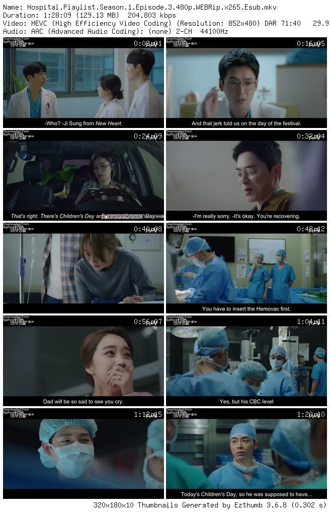 Hospital Playlist Season 1 Episode 1 - 12 (Korean Drama) (Complete) Mp4